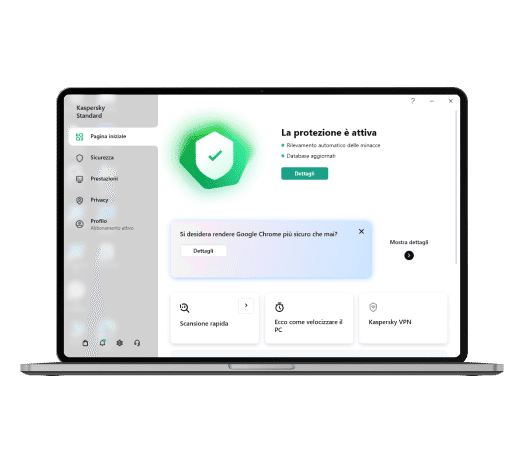 Antivirus protection with Kaspersky Standard