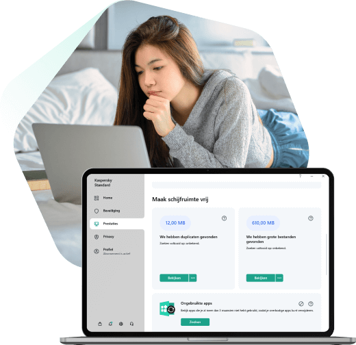 Kaspersky hardeschijfopschoner en gezondheidsmonitor